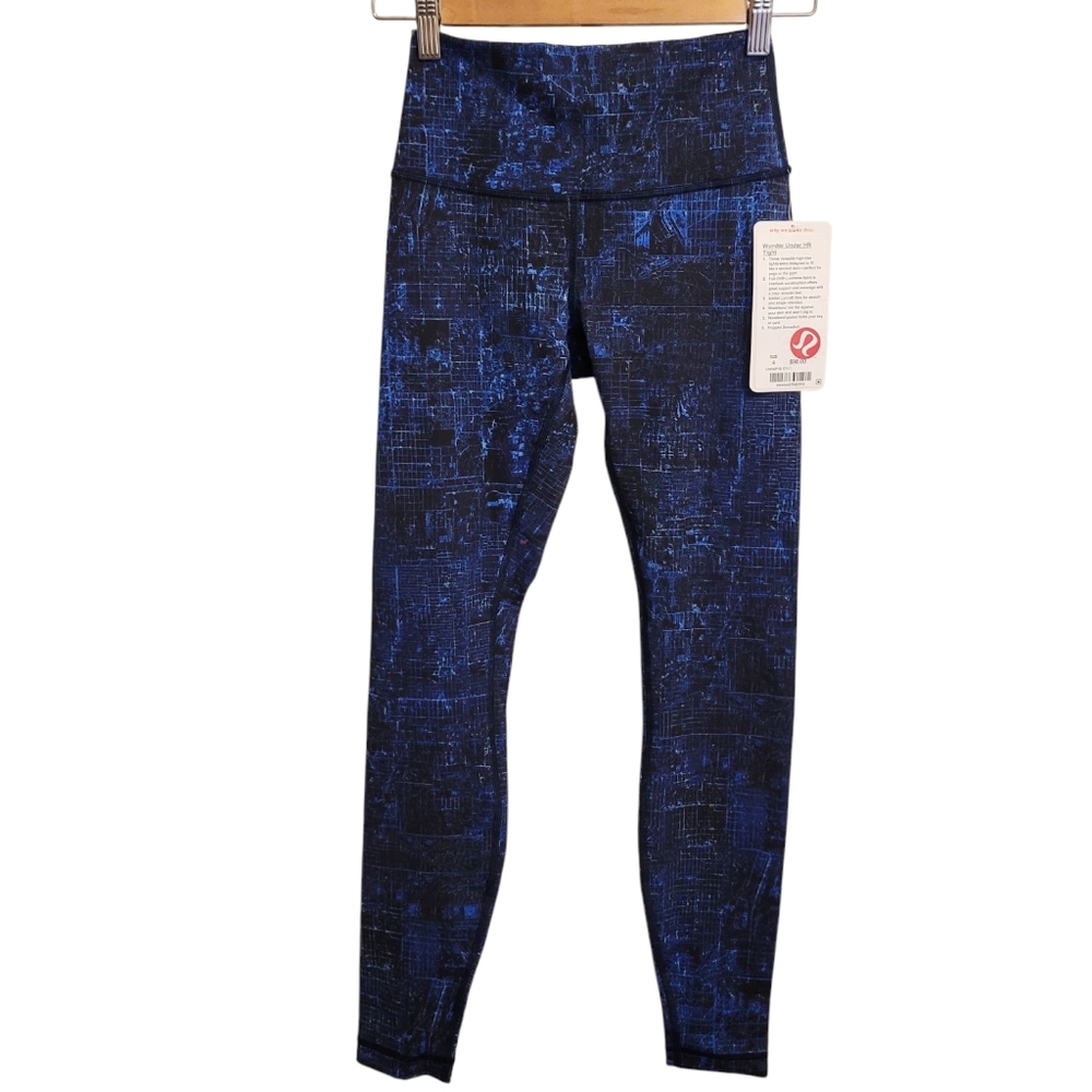 🆕️ Lululemon Wunder Under Hi-Rise Tight Leggings in City Lights Multi Black - Picture 5 of 10